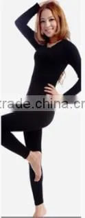 Custom Thermal Underwear Women 2014 Winter Modal Long Johns Underwears Top + Pant Ladies Sey Lace O-neck Seamless Slim Shapewear photo-6