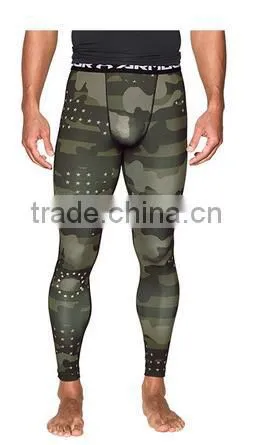 New Style Wholesale Dry Fit Polyester Jersey Camo Print Men Gym Pants photo-4