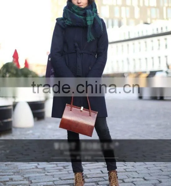 2014 Winter Hot Sale Classic Green Plaid Pashmina Scarf photo-4