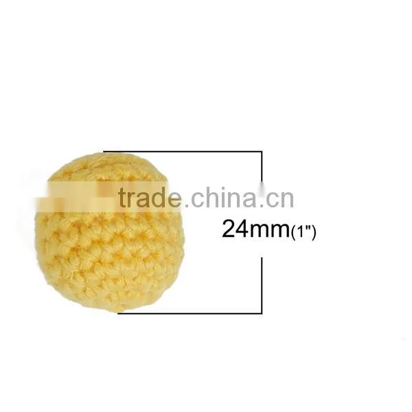 Hot Sale Embellishment Findings Cotton Crochet Beads photo-3