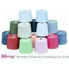 Raw White Or Dyed Bright Virgin 100% Spun Polyester Yarn For Sewing