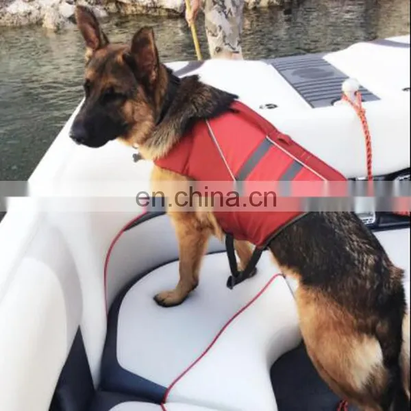 Dog Life Preserver Vest With Adjustable Buckles,Dog Safety Life Coat for Swimming, Boating, Hunting photo-2