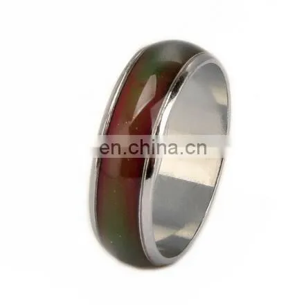 Amazing Change Color Temperature-sensitive Mood Rings Emotional Band US Size 6/7/8/9/10 photo-5