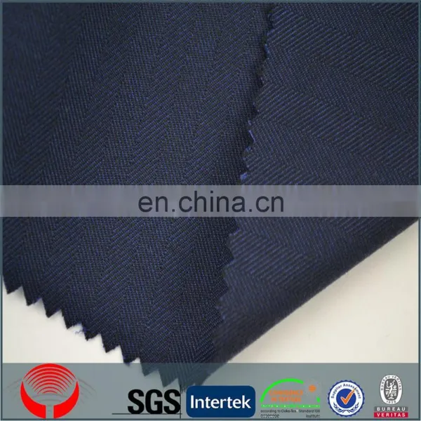 80% Polyester 20% Rayon Woven Herringbone Pattern TR Men's Suiting Fabric photo-5