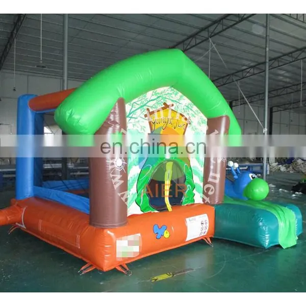 Most Popular Kids Play Castle House Forest Inflatable Bouncy Castle Insect Bouncer for Sale photo-2