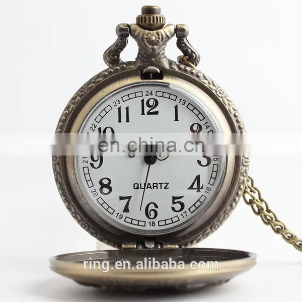 Large Antique Pocket Watch Vintage Sailing Everything is Going Smoothly Unisex Quartz Watch With Chain photo-2