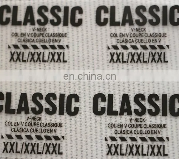 T-shirt Rubber Logo Tag for Clothing photo-2