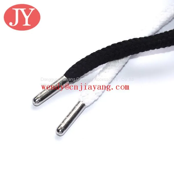 Plastic Aglet Within Custom Logo Round Polyester Cord photo-2