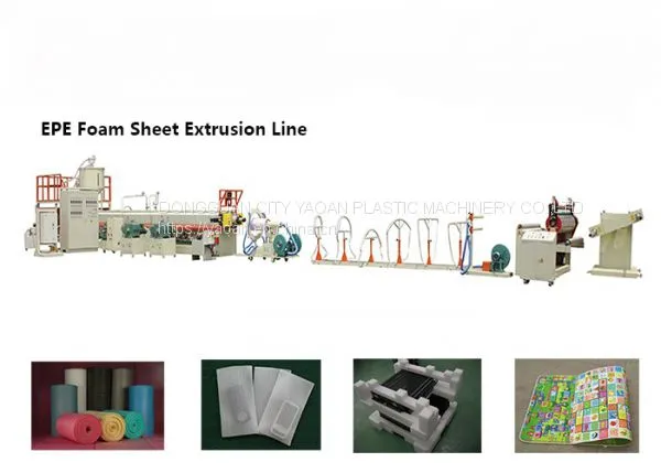 PE Foam Pipe, Tube, Solid Rod, Net Extrusion Production Line, CE Certificated, ISO 9001