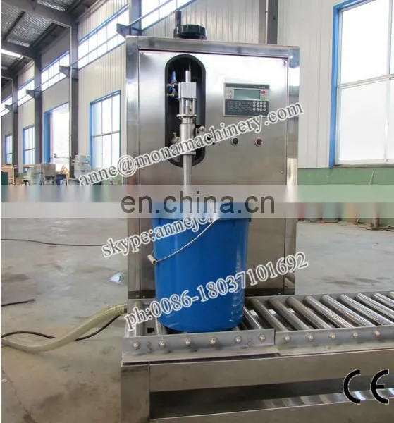 Weighing Type Semi-auto Paint Liquid Filler Filling and Capping Machine photo-3