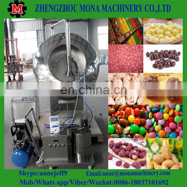 Energy Saving Coated Peanut Nut Bean Pill Chocolate Coatedmachine/candy Pan Coating Machine/sugar Coated Machine photo-6