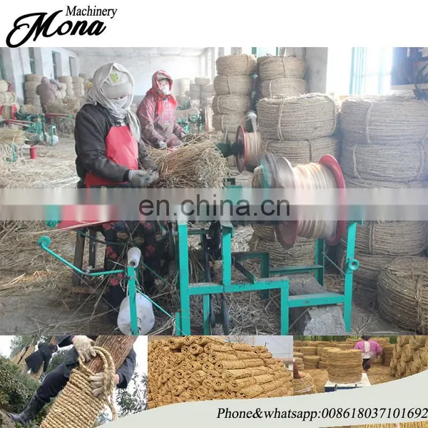 Hemp Rope Making Machine Grass Straw Rope Knitting Machine photo-3