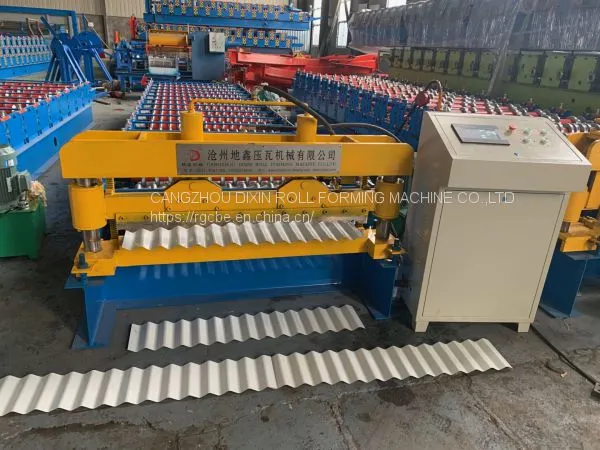 Roof Panels Corrugated Color Steel Roll Forming Machine photo-3