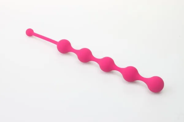 Butt Plug Silicone Anal Beads Anal Sex Toys With Safe Pull Ring, 11