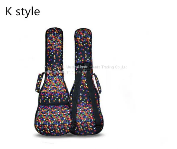 Portable Luxury Oxford Soft Case for Trumpet E-1970 10mm Padded Water-resist Shoulder Back Gig Bag BlackOxford Cartoon Design 18mm Padded Ukulele Gig Bag Cases High Quality, Concert Ukulele Uke photo-5