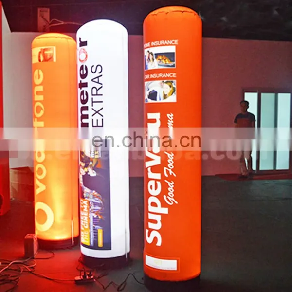 Stage Decoration Supplies Inflatable LED Lighting Tube Advertising Blow Up Pillar for Business Party photo-6