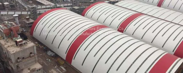 Comprehensive Solid Waste Utilization Project Steel Space Frame Structure Barrel Storage Project in Shanxi photo-5