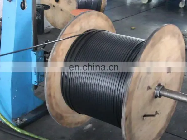 Black Belt Plug and Sensor for Plastic Pipeline Thermal Insulation Double Conductor heating Cable