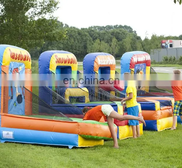 Inflatable Baseball Snowball Basketball Big Mouth Carnival Games Set For Events photo-2
