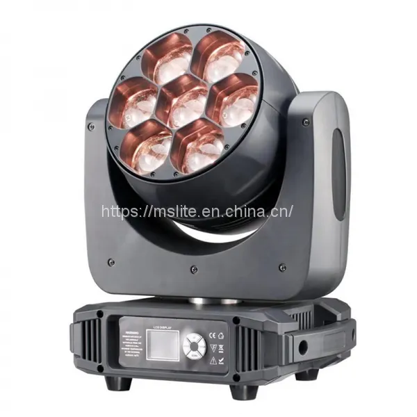Mini Wash Led Light Zoom Pixel Control Led 7x40 Moving Head Stage Light photo-3