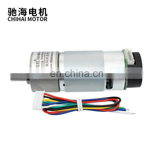 ChiHai Motor CHR-GM37-550ABHL 37mm Eccentric Shaft Output High Torque Gear Reducer Gearbox With 17PPR Encoder Motor for DIY photo-2