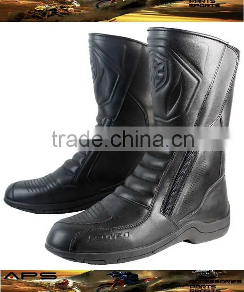 Racing Boots Motorcycle Boots Leather Racing Shoes