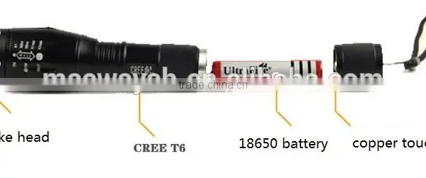Aluminum Emergency Zooming Xml T6 10watt Rechargeable Torch Light Quality Choice photo-4