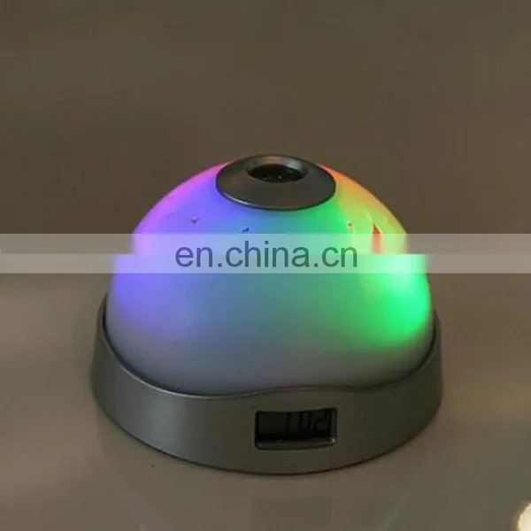 Battery Operated 7 Colors Changed Star Sky Master Projector Alarm Clock LED photo-2