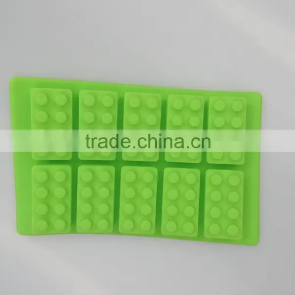 Lego Brick Shaped Gummy Candies Lego Figures Make by FDA Silicone photo-2