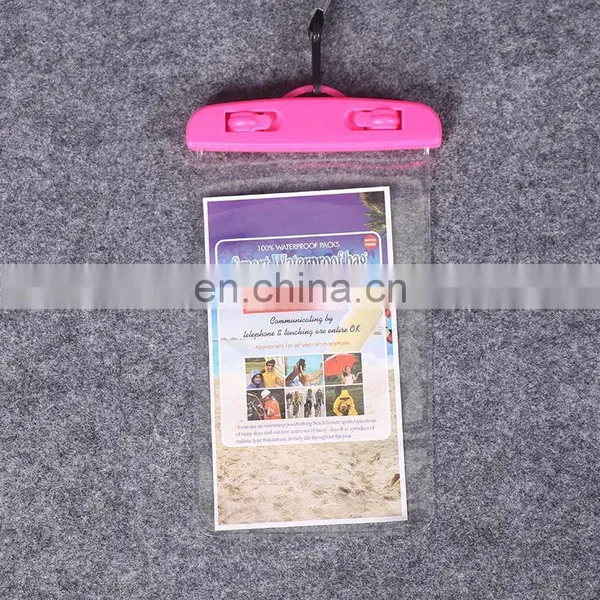 Top Selling Universal Swimming PVC Cover Ip68 for Iphone X Xs Waterproof Phone Case Bag photo-4