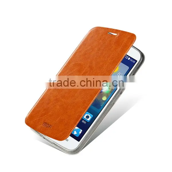 MOFi Case Housing for Huawei Ascend G730, Celular Phone Coque Flip Leather Back Cover for Huawei G730 photo-4
