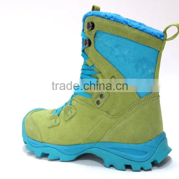 Colorful Fatigues Suede Leather Haterproof Hunting Boots photo-4
