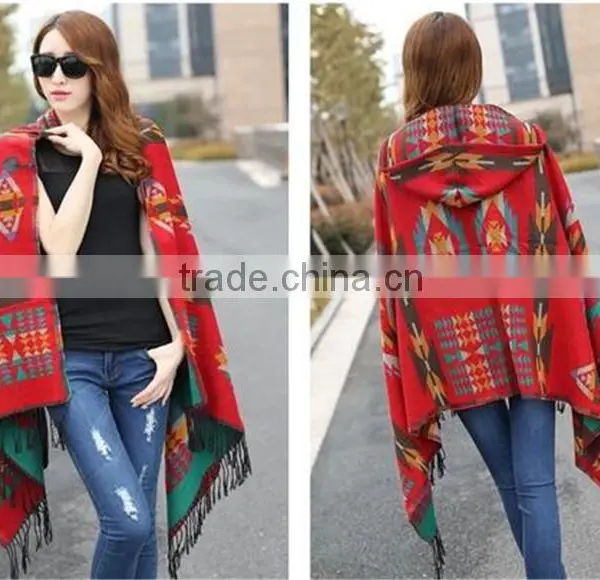 2016 Ladies Women Fashion Hooded Blanket Scarf Shawl photo-2