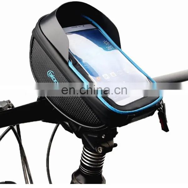 Waterproof Touch Screen Mobile Phone Handlebar Bag Mountain Bike Front Beam Cycling Bicycle Frame Phone Bag photo-5