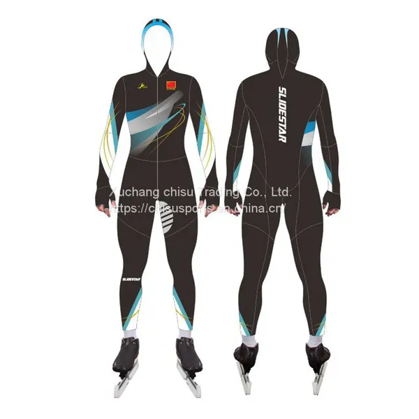Customized Short Track Speed Skating Suit Children's Long Sleeves Camo Ski Suit Avenue Suits Adult and Female Tight Ski photo-4