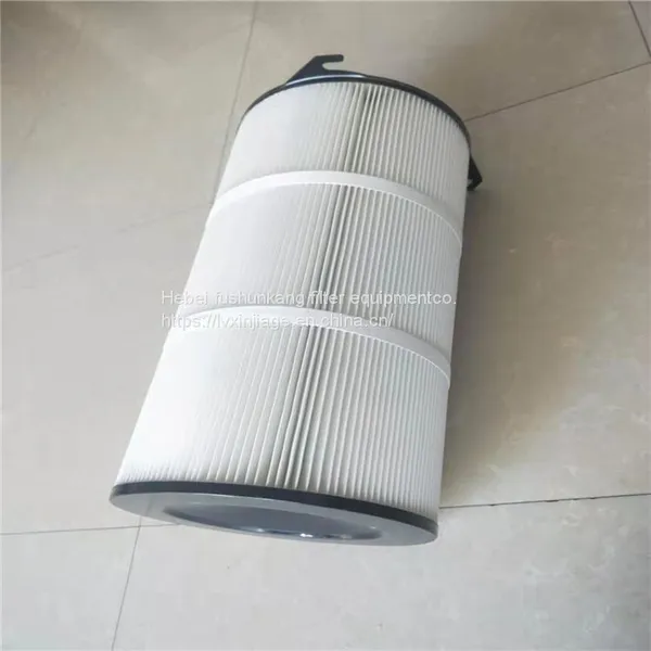 Polyester Fiber PTFE Hook Three-jaw Flange Disc Filter Cartridge-Fushunkang photo-2