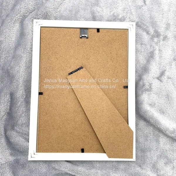 PS Plastic Solid Color White Photo Frame Goes With Everything for Decoration photo-5