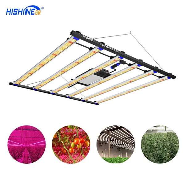 Professional Factory Hishine PG02 Sunlight Full Spectrum Planting 600W LED Grow Lights photo-3
