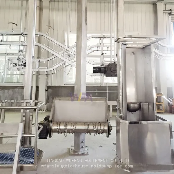 Automatic Cow Slaughterhouse System Hide Puller For Cattle Slaughter Line photo-2