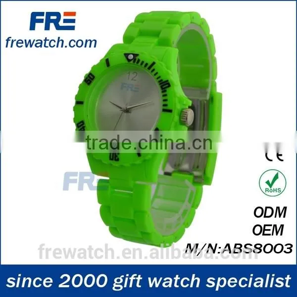 Fashion Popular Plastic Watch With Rotational Case Water Proofing Plastic Watch photo-4