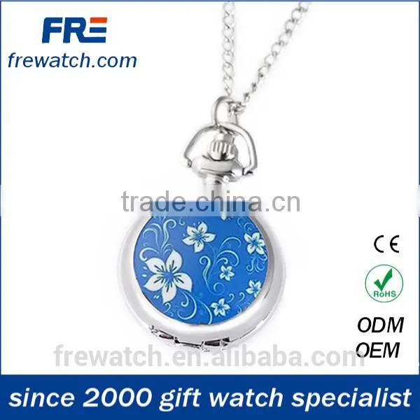 Cute Neck Hanging Pendant Watch for Girls Quartz Girls Pocket Watch photo-2