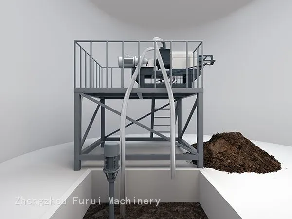 Cow Dung Dewatering Machine