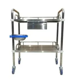 Stainless Steel Hospital Dressing Trolley