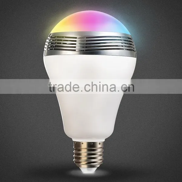 2016 Hot Sell Colorful Bulb APP Control Bluetooth Speaker With LED Lighting Light Quality Choice photo-3