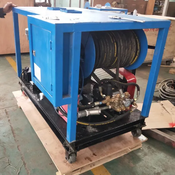 OEM 28HP Diesel Power Sewer Pipeline Drainage Pipe Cleaner Water Jet Cleaning Machine 50-500mm Pipe Cleaning photo-3
