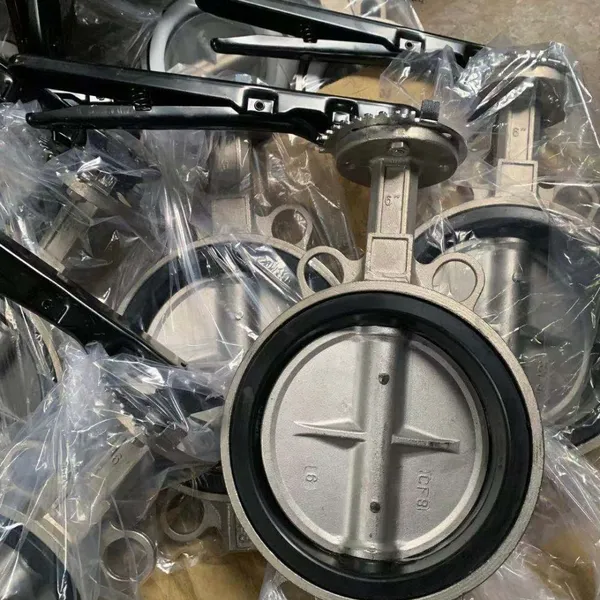 Stainless Steel Butterfly Valve Flange Butterfly Valve Wafer Type Knife Gate Valve photo-2