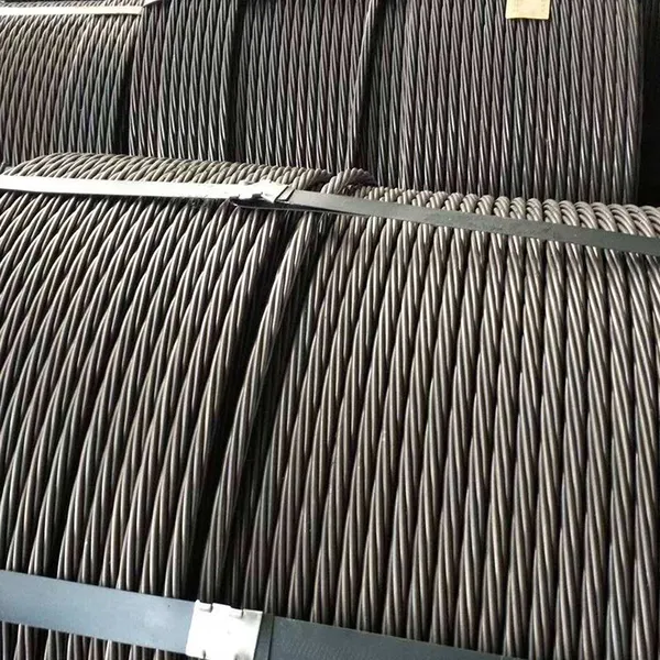 Prestressed Steel Strand Sturdy Reliable Non-Galvanized Steel Wire Rope photo-3