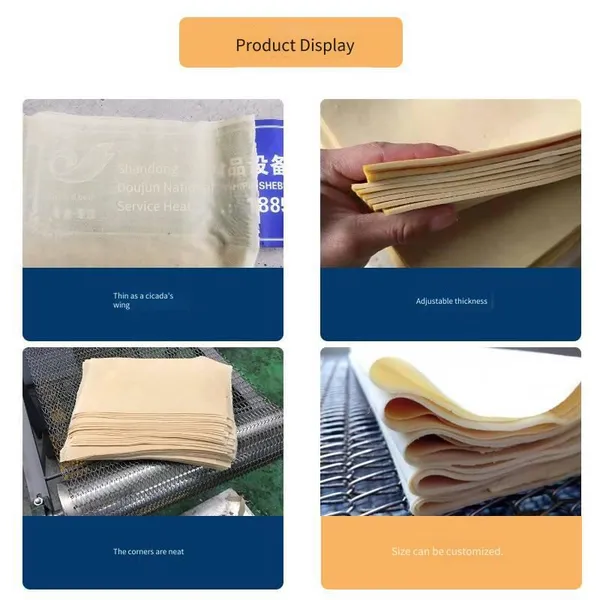 Fully Automatic Tofu Skin Production Line, One - Key Operation for Soy Products, Adjustable Thickness of Tofu Skin, Made of Stainless Steel photo-4