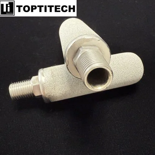 SS316L Sintered Aerator With 1/4-inch NPT Thread for Gas Diffusion