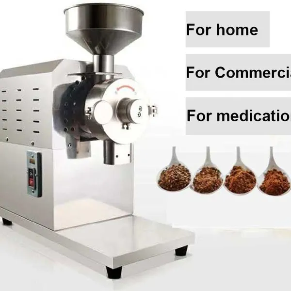 SN-QDMECH Tabletop Coffee Bean Grinder Coffee Mill Coffee Powder Machine for Coffee Roastery Commercial Kitchen
